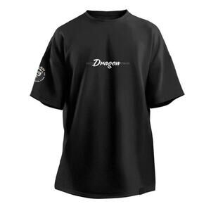 Dragon Pharma XL Black Graphic Crew T-Shirt Gym Fitness Tee